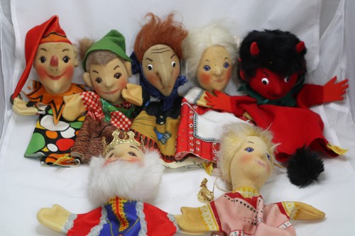 7er set steiff handpuppen - 7er,