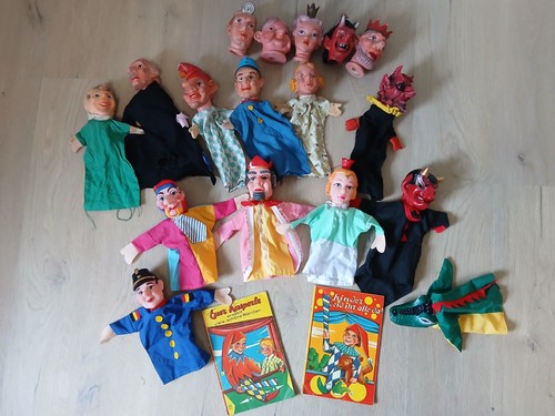 Antik kasperle handpuppen - kasperle,