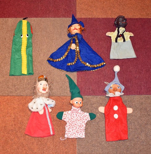Vintage kasperle handpuppen - vintage,