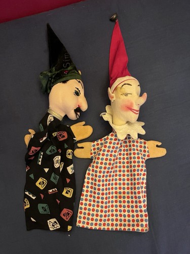 Alte handpuppen zauberer und - handpuppen,