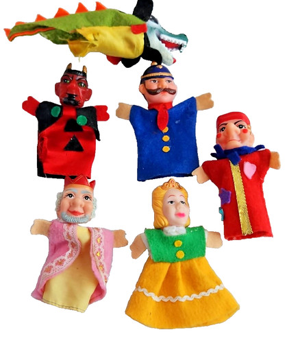 Kasperle handpuppen kasper - 6,
