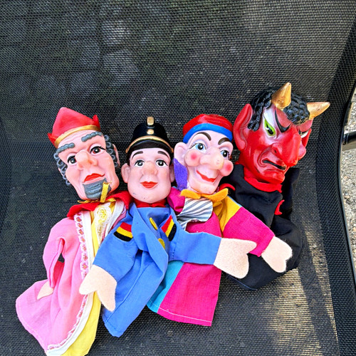 Stoff handpuppen lot set - stoff-handpuppen,