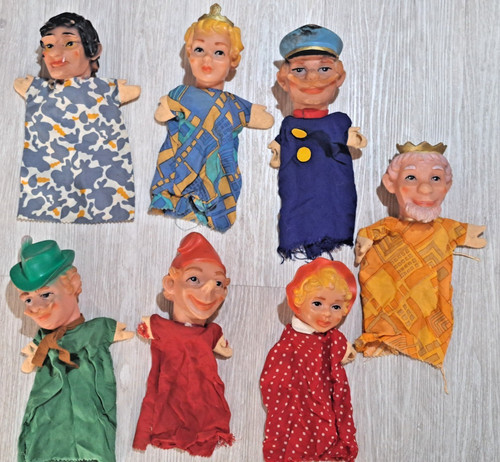 Vintage kasperle handpuppen - kasperle,