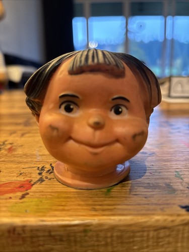Alter puppenkopf gummi - gummi, vintage