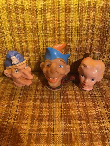 Vintage kasperlepuppen köpfe - vintage,