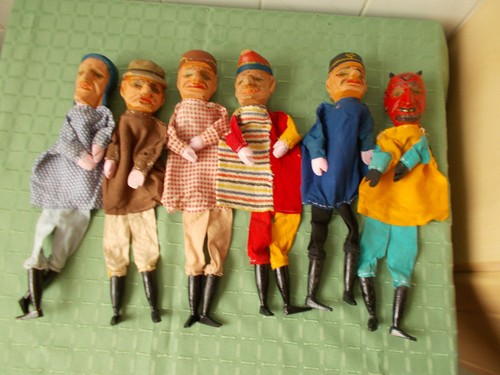 Alte kasperlepuppen handpuppen - alte,