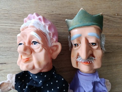 Kasperle handpuppen alt retro - kasperle,
