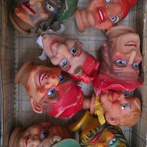 Handpuppen köpfe vintage - 8,