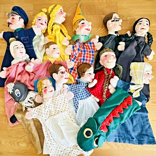 ältere handpuppen - 15,