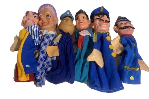 Handpuppen kasperletheater - 6x,
