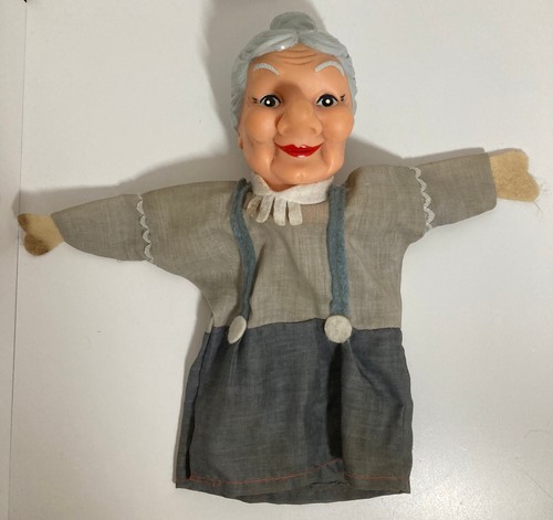 Handpuppe oma großmutter - oma,